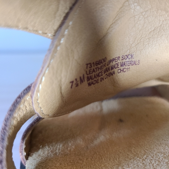 🍉 NEW Softspots Brown Wedge Heel Sandals Size 7.5 - Picture 7 of 7